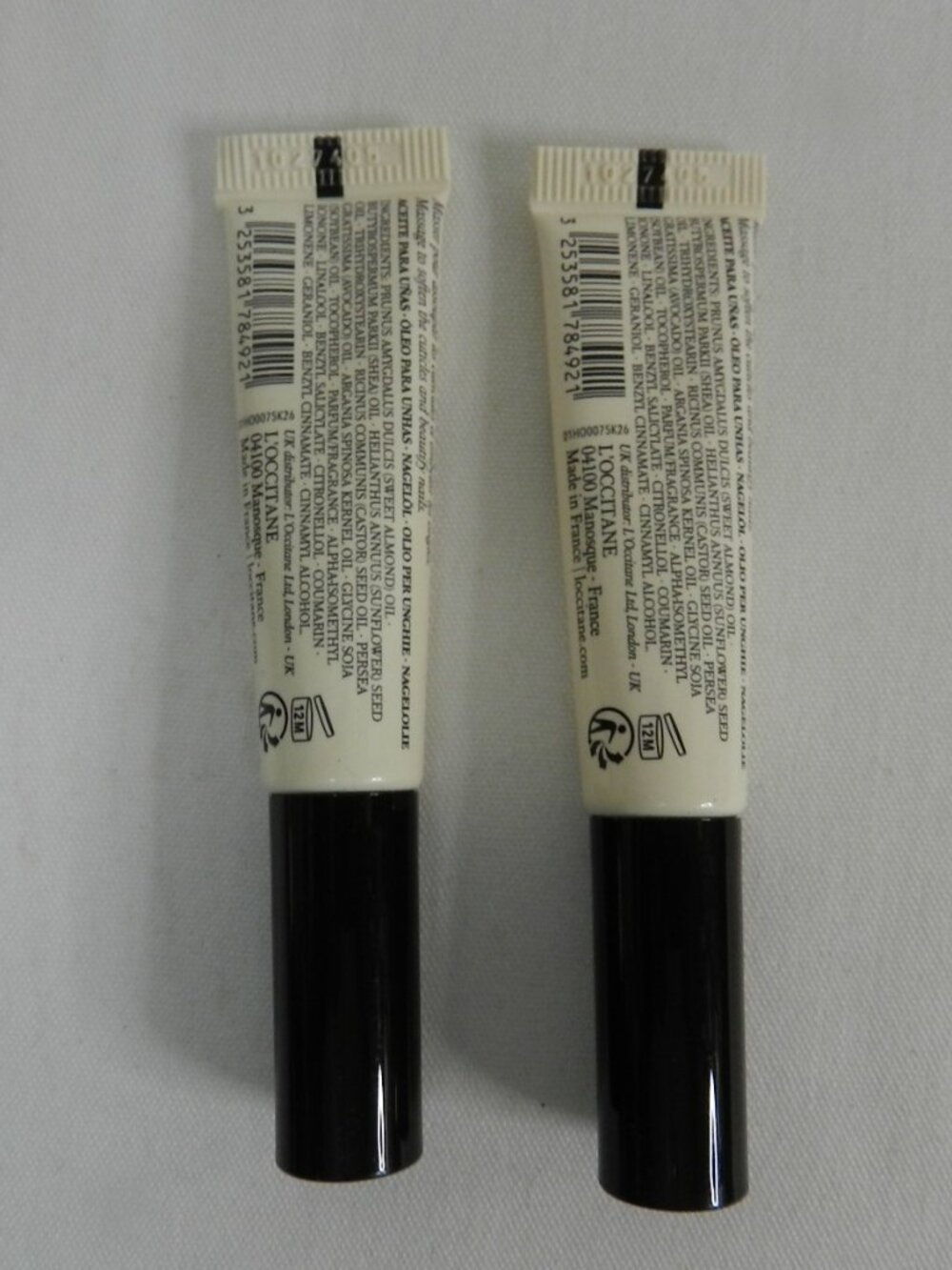 L' Occitane Shea Nail & Cuticle Oil 7.5 ml - 0.25 oz made in France Set 2 NEW - Picture 6 of 7